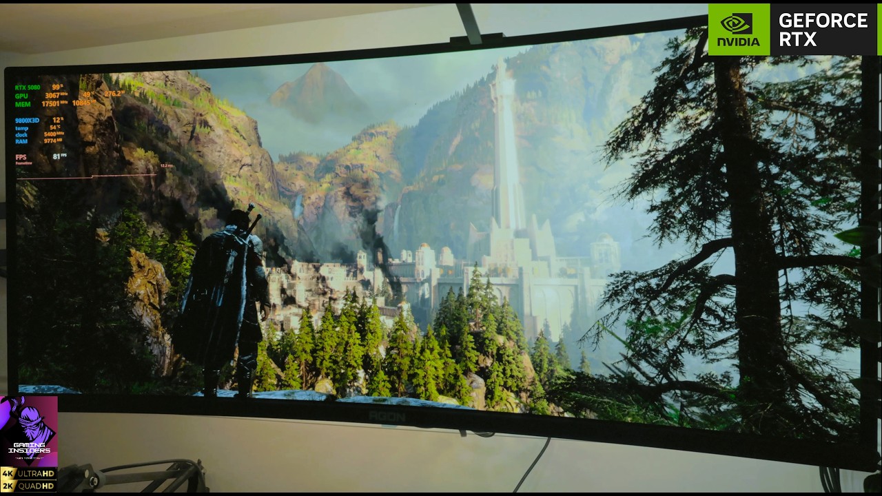 Middle Earth Shadow of War looks AMAZING on PC AOC Agon 34 OLED | Playthrough & Reshade | RTX 5080🔥
