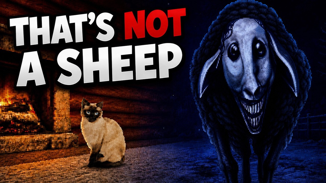 A Horror Game Where You Protect a Cat From Killer Sheep?!
