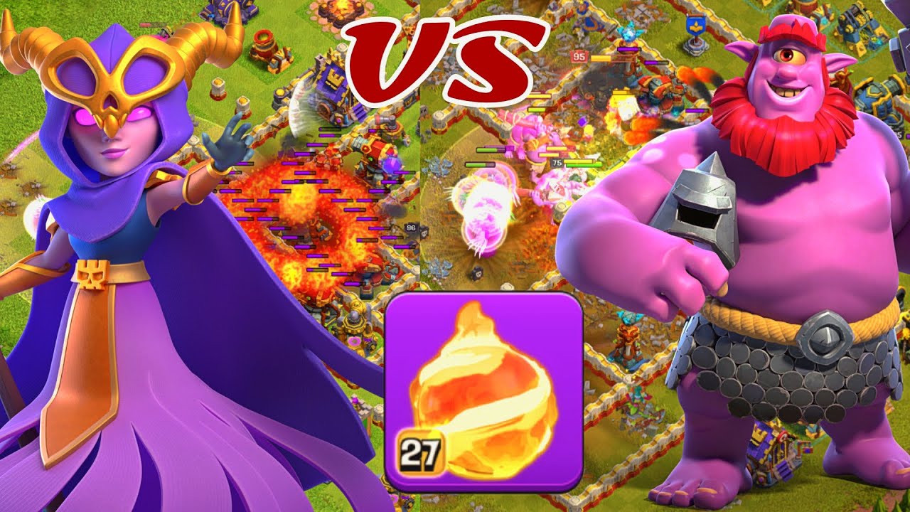 Who’s Stronger? Fireball Super Witch vs Thrower TH17! Legend League Attacks!