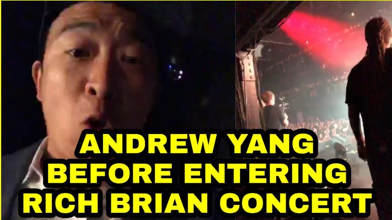 Andrew Yang Live | Rich Brian Concert | Oct-07-2019