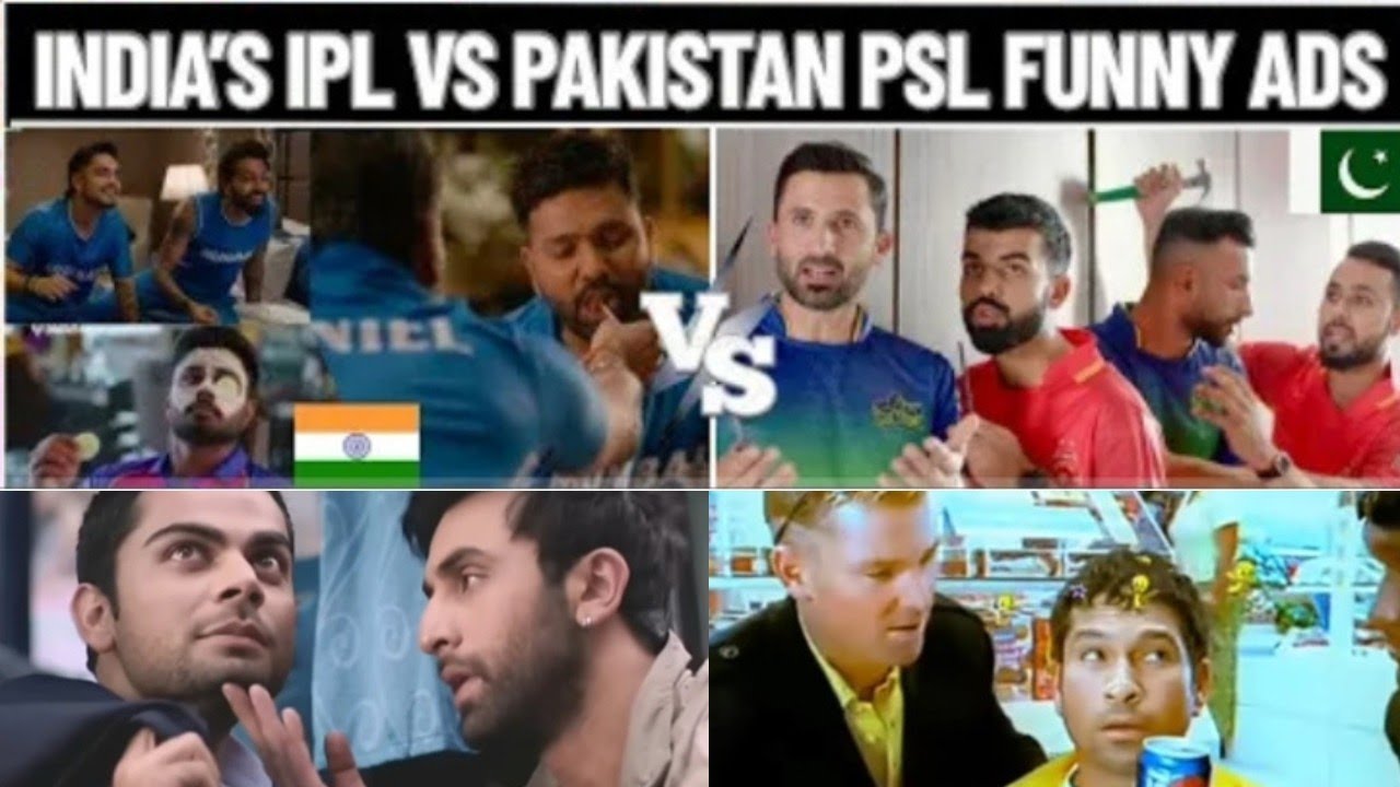 India's IPL Funny Ads Vs Pakistani PSL Funny Ads | India Vs Pakistan League Funny Ads | IPL Vs PSL