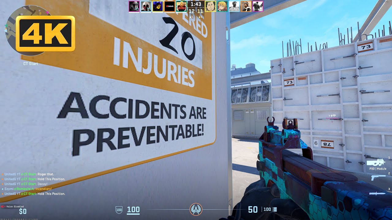 Counter Strike 2 Gameplay 4K (No Commentary)