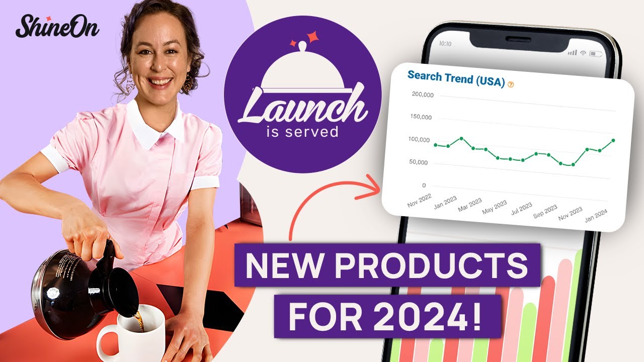 NEW Trending Print On Demand Products for 2024! - Launch is Served 🍽️