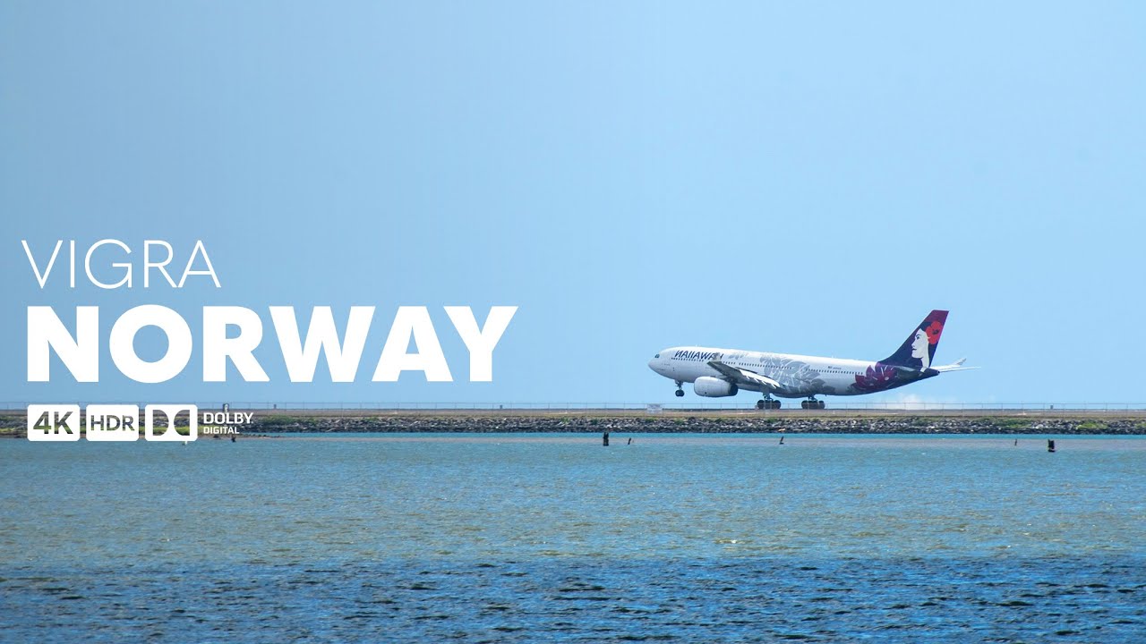 4K Scenic Drive - Road to the most beautiful airport in Norway - Vigra