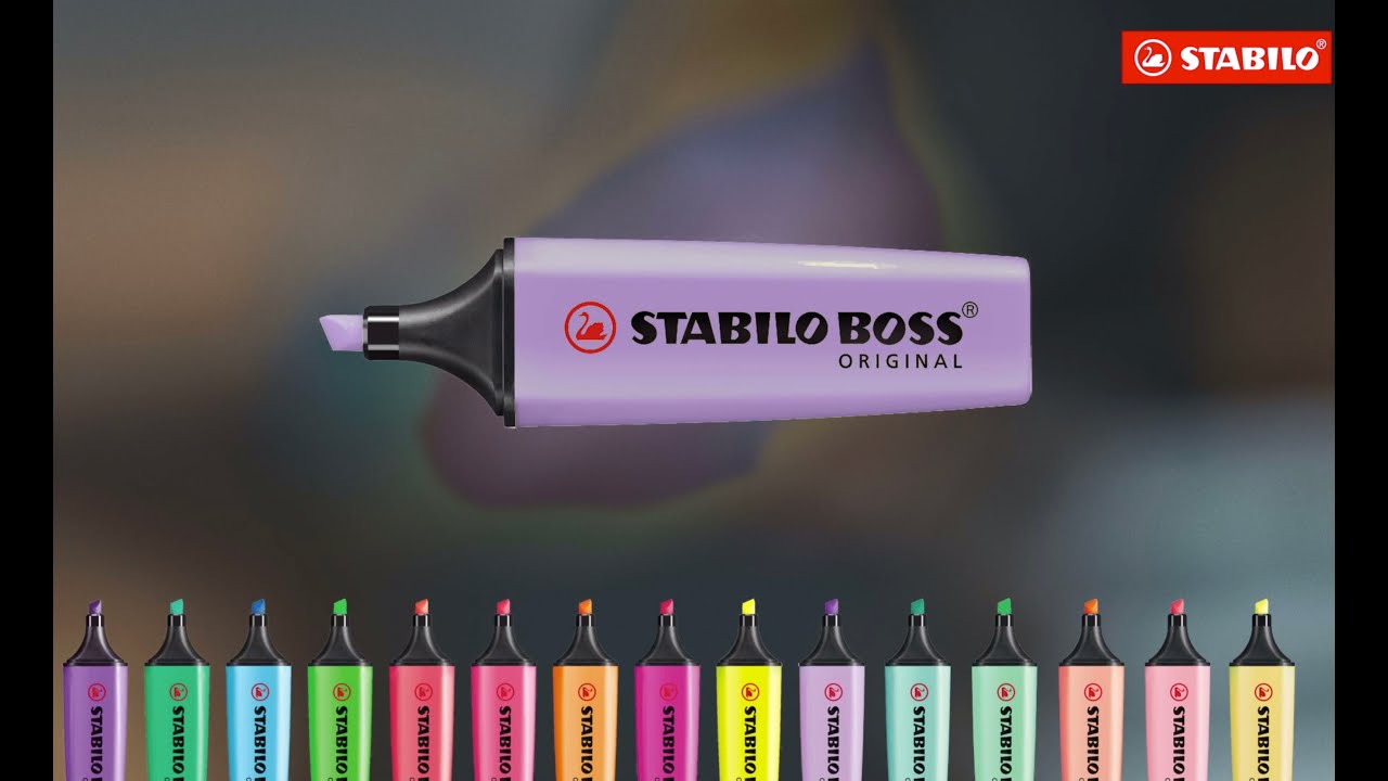 STABILO BOSS Pastel Highlighters - Europe Number 1 Highlighter!