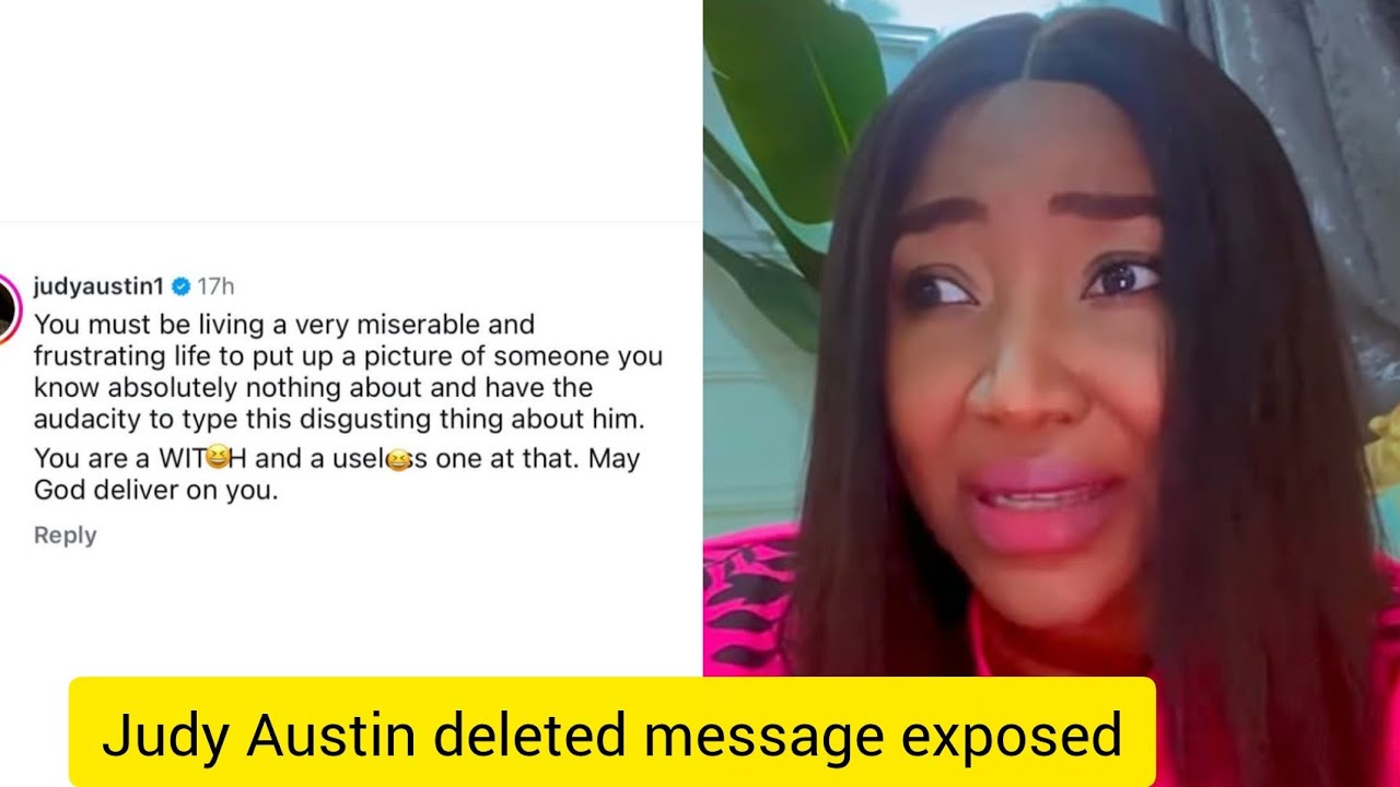 Judy Austin restless as she goes to people's page to insult and call them witches... 