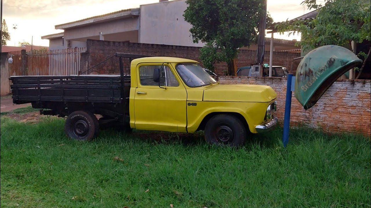 tive que parar pra filmar essa CHEVROLET C 10 ano 1973 