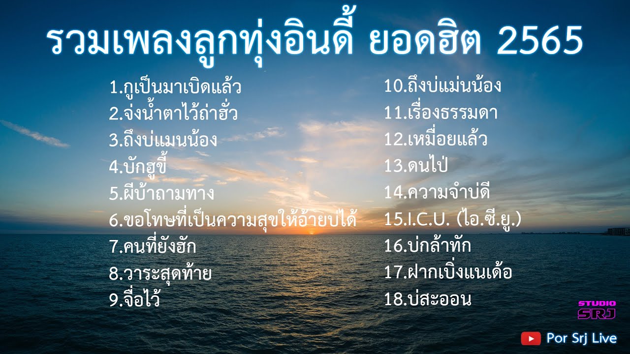 รวมเพลงลูกทุ่งอินดี้ ยอดฮิต 2565 ( เบลล์ นิภาดา | อัน พิไลพร | มอส รัศมี | ตุ๊กตา นริศรา | T-REX )