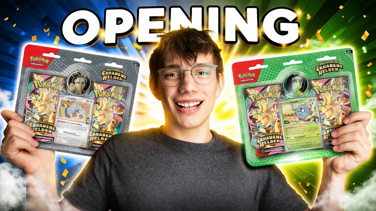 POKÉMON ERHABENE HELDEN 💥 BLISTER OPENING DEUTSCH – Haben wir diesmal Glück?! 🍀