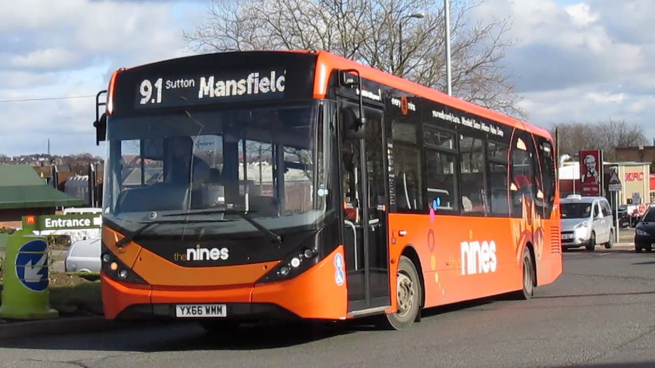 Buses at Sutton in Ashfield in 2018