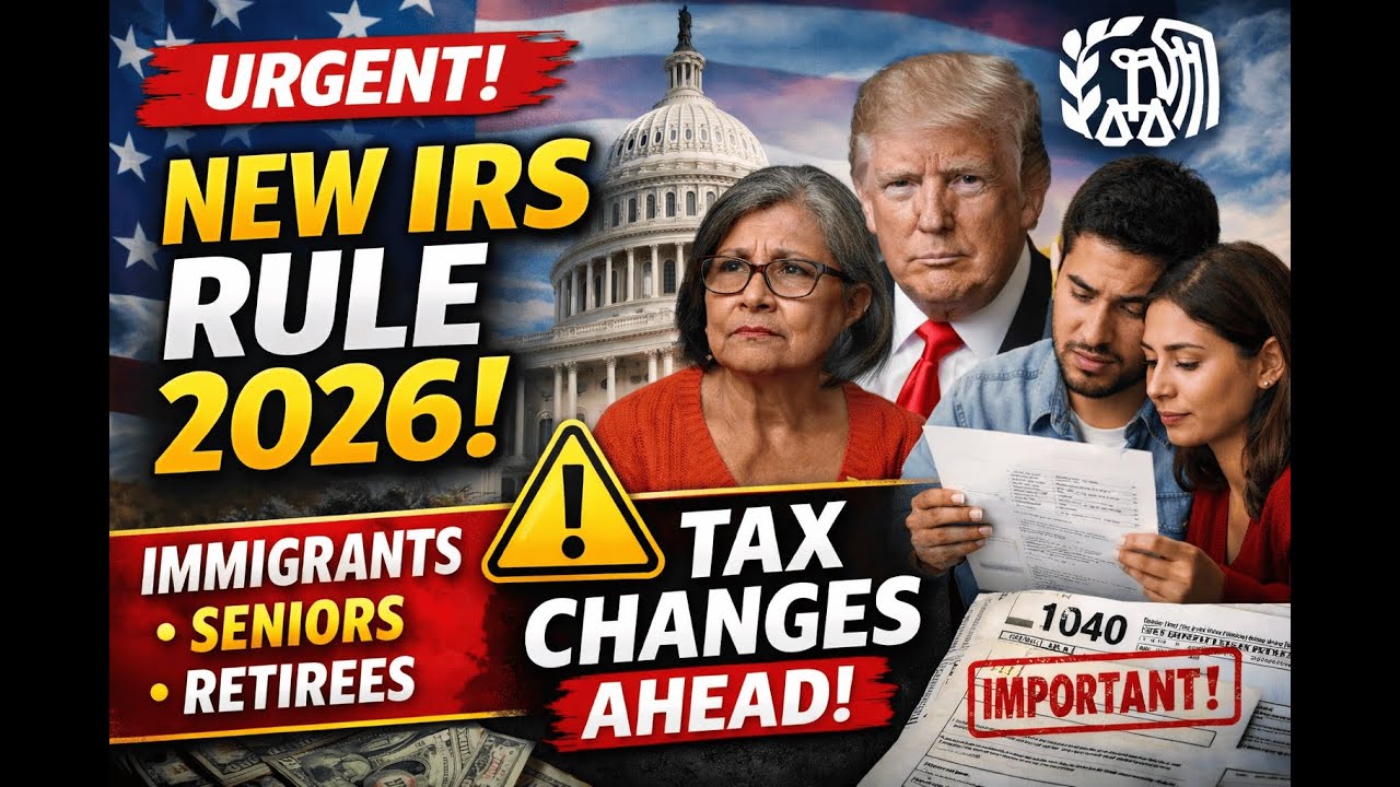 URGENT: New IRS Tax Filing Rule 2026 – What Immigrants, Seniors & Retirees Must Know