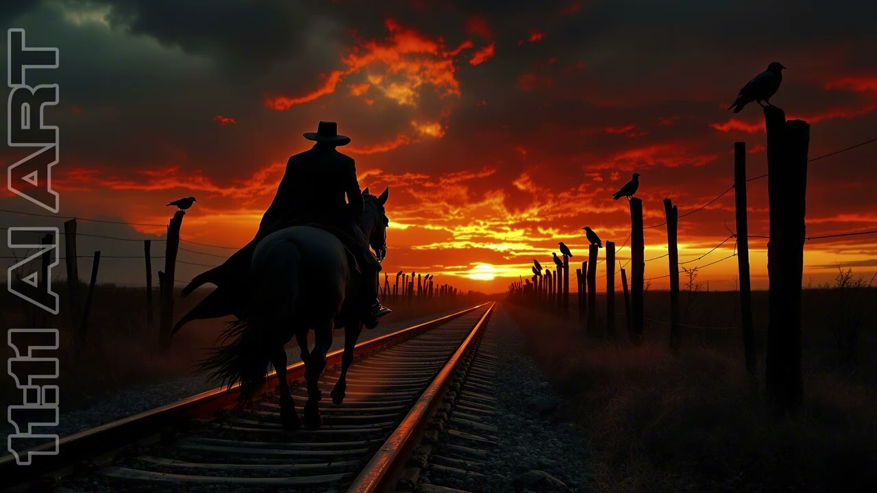 The Ghost I Ride – Dark Outlaw Country Rock Ballad (Official Lyric Video)