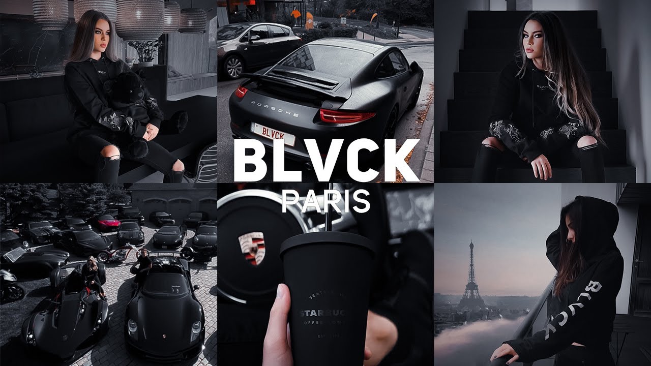 BLVCK PARIS Presets - Lightroom Mobile Presets DNG | Blvck Paris Presets | Black Tone Presets