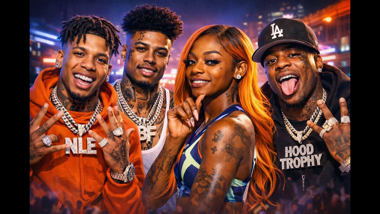 NLE Choppa baby mama drama, Blueface say NLE Choppa is Cute! Sha 'Carri arrest, Hoodtrophy Bino SA