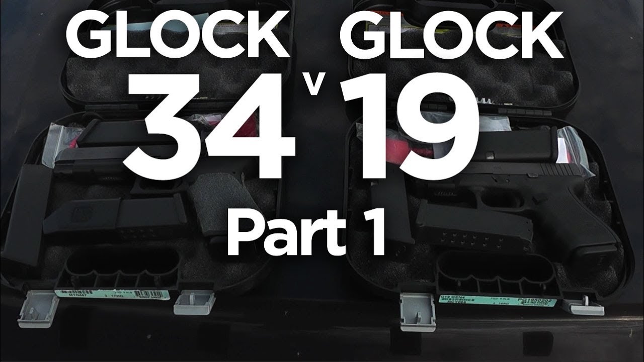 Glock 34 vs Glock 19 pt 1: Average Accuracy