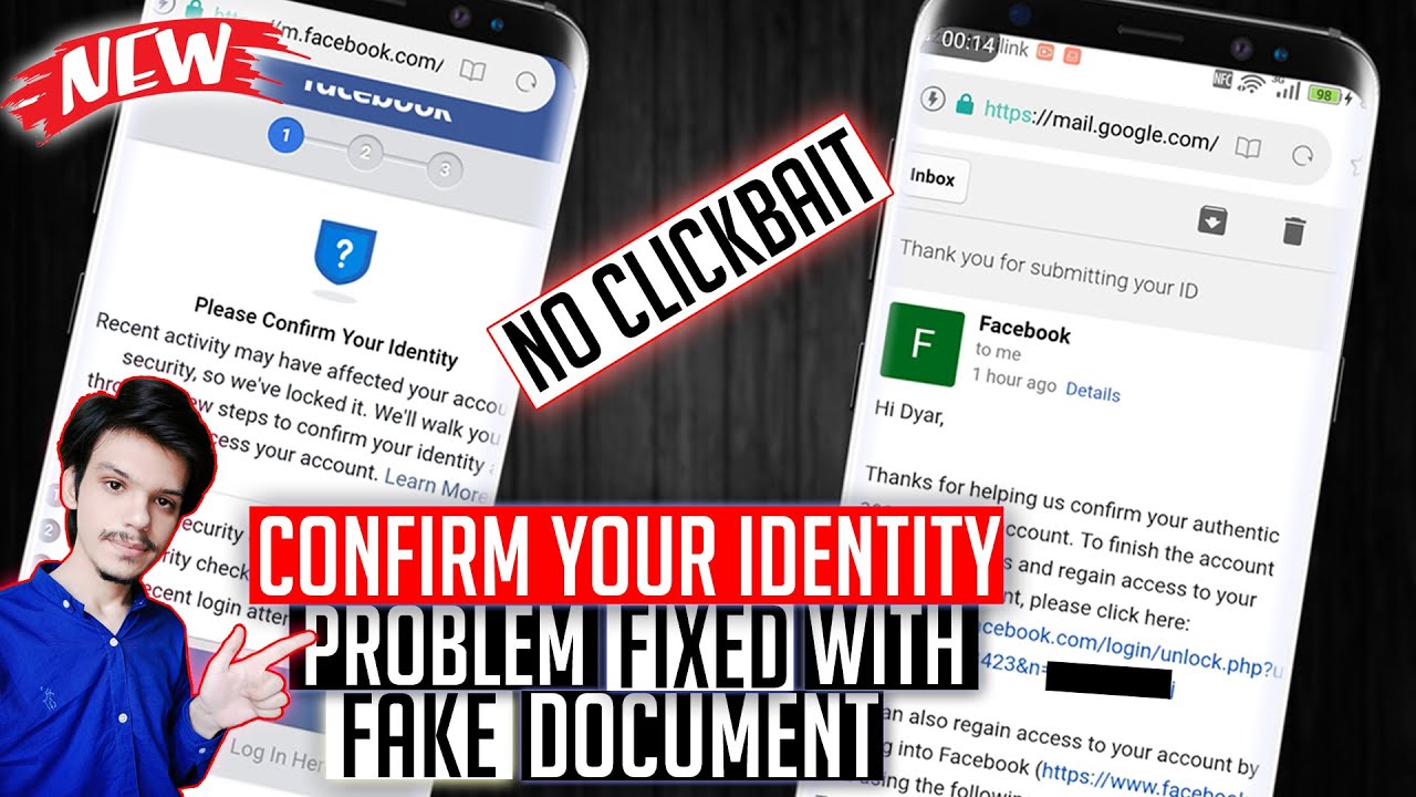 CONFIRM YOUR IDENTITY Facebook Problem Solved 2023 | Facebook Checkpoint Problem Solution | English