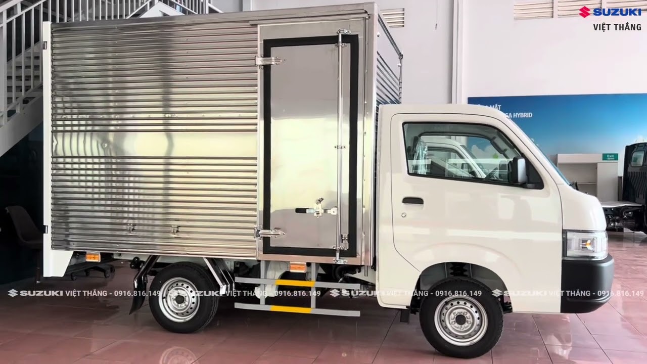 Xe Tải Pro Th&ugrave;ng K&iacute;n Inox 705 KG #suzuki #xetainhe #xetainho #review