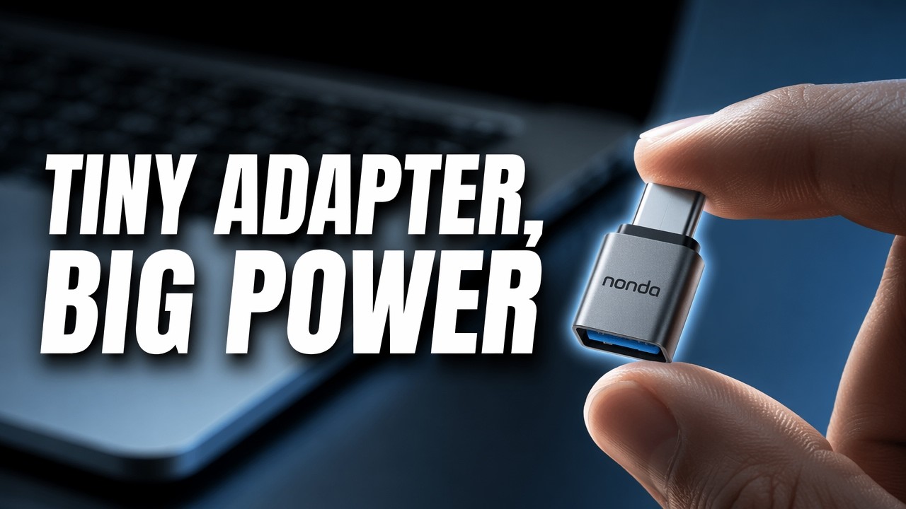 World's Smallest USB C to USB 3.0 Adapter by nonda