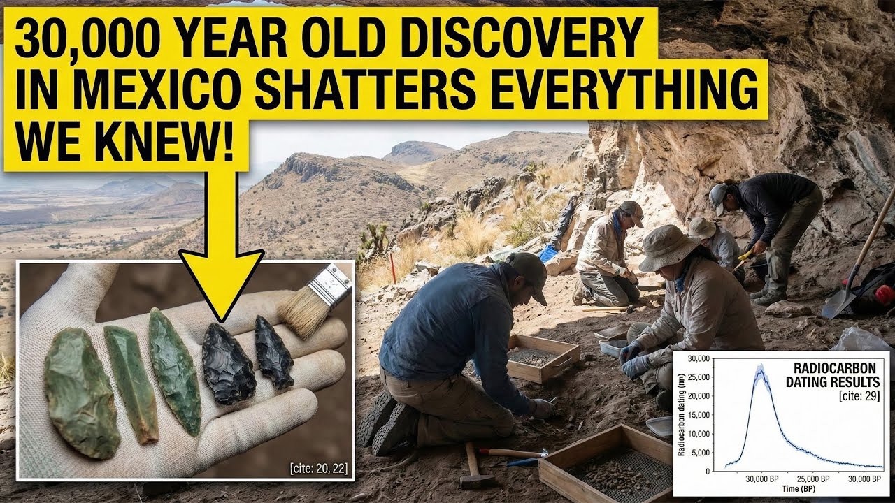 30,000 Year Old Discovery In Mexico SHATTERS Everything We Knew!