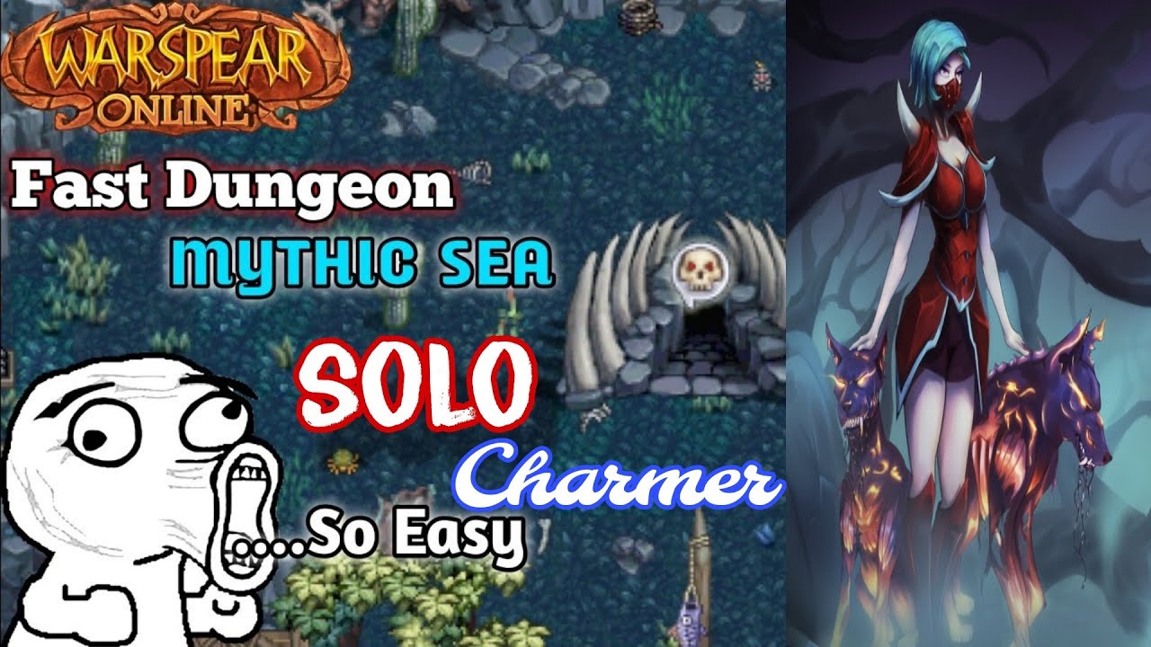 Warspear Online - Charmer Solo Mythical Sea Dungeon 5mins