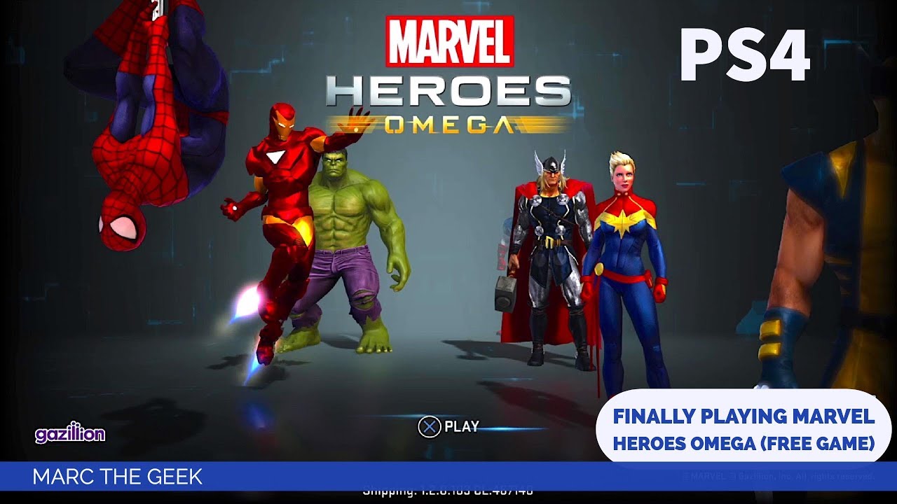 PS4: Finally Playing Marvel Heroes Omega (Free Game)