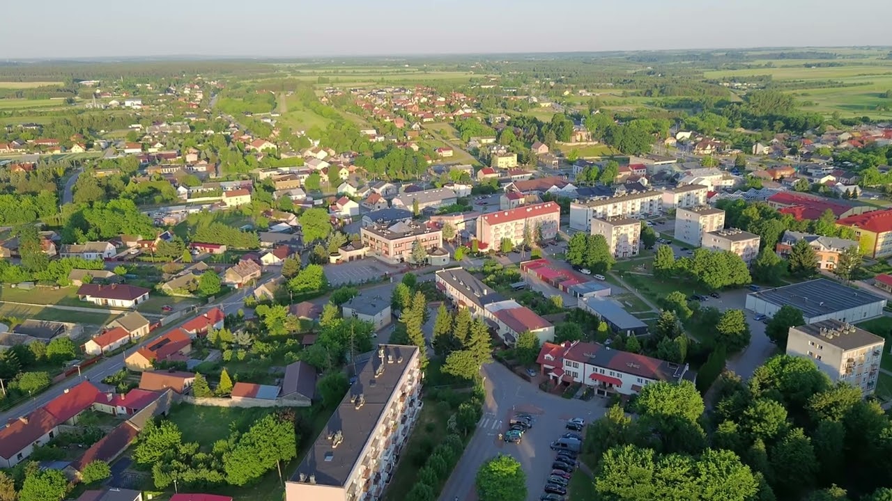 Ozarow woj. świętokrzyskie z drona 4K
