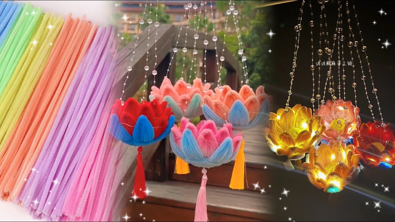 DIY Lotus Lamp