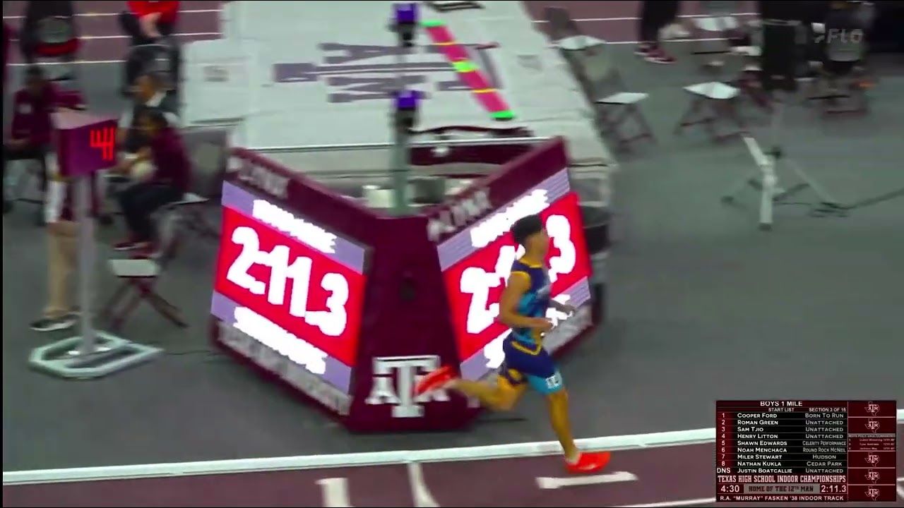 Texas High School Indoor Championships Mile (
