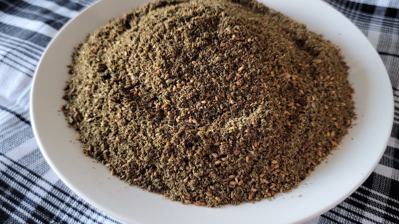 خلطة الزعتر للمناقيش Zaatar Mix for Manakish