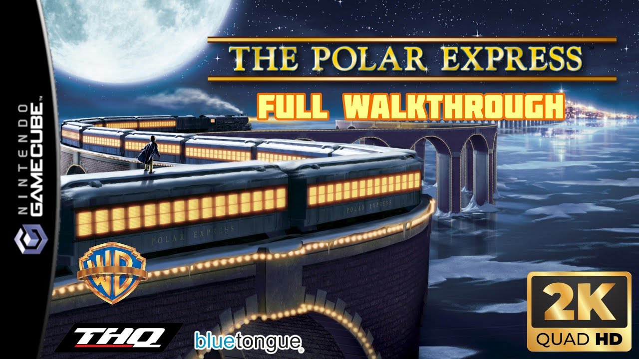 The Polar Express: Video Game (2004) (GameCube) Full Walkthrough - 2K60fps