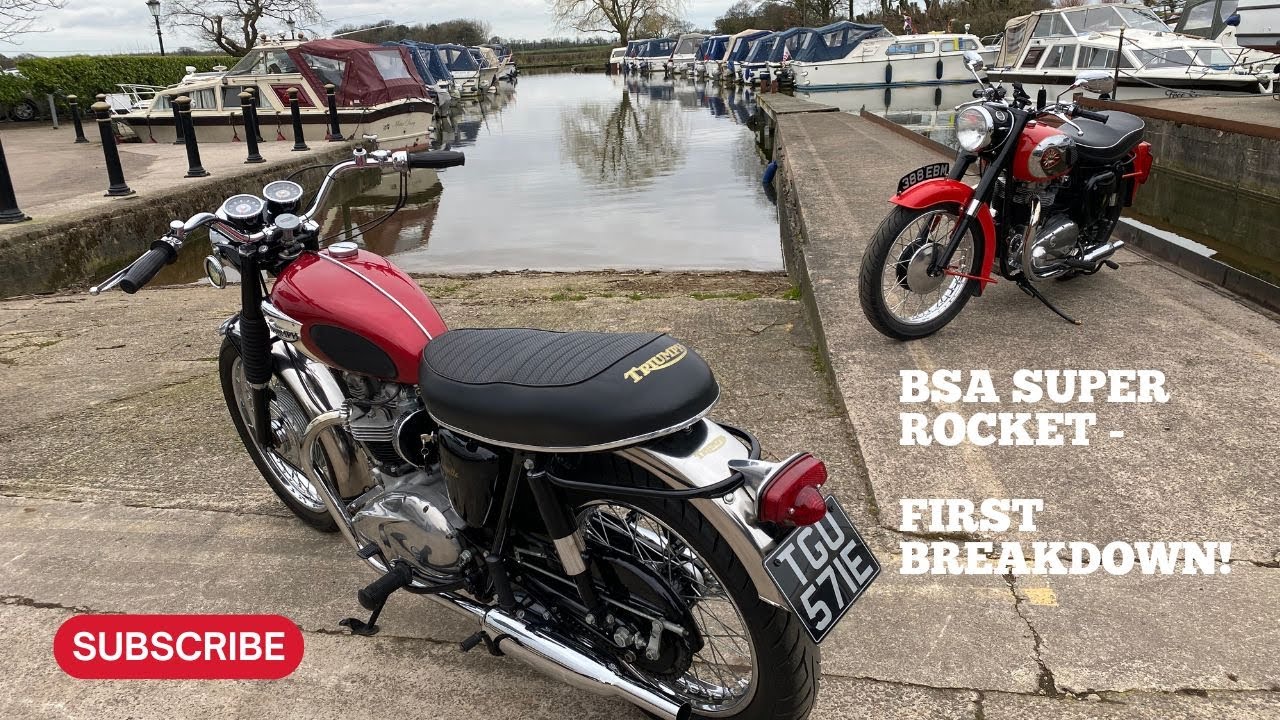 BSA Super Rocket - Winter Ride Out & Unfortunate Breakdown!