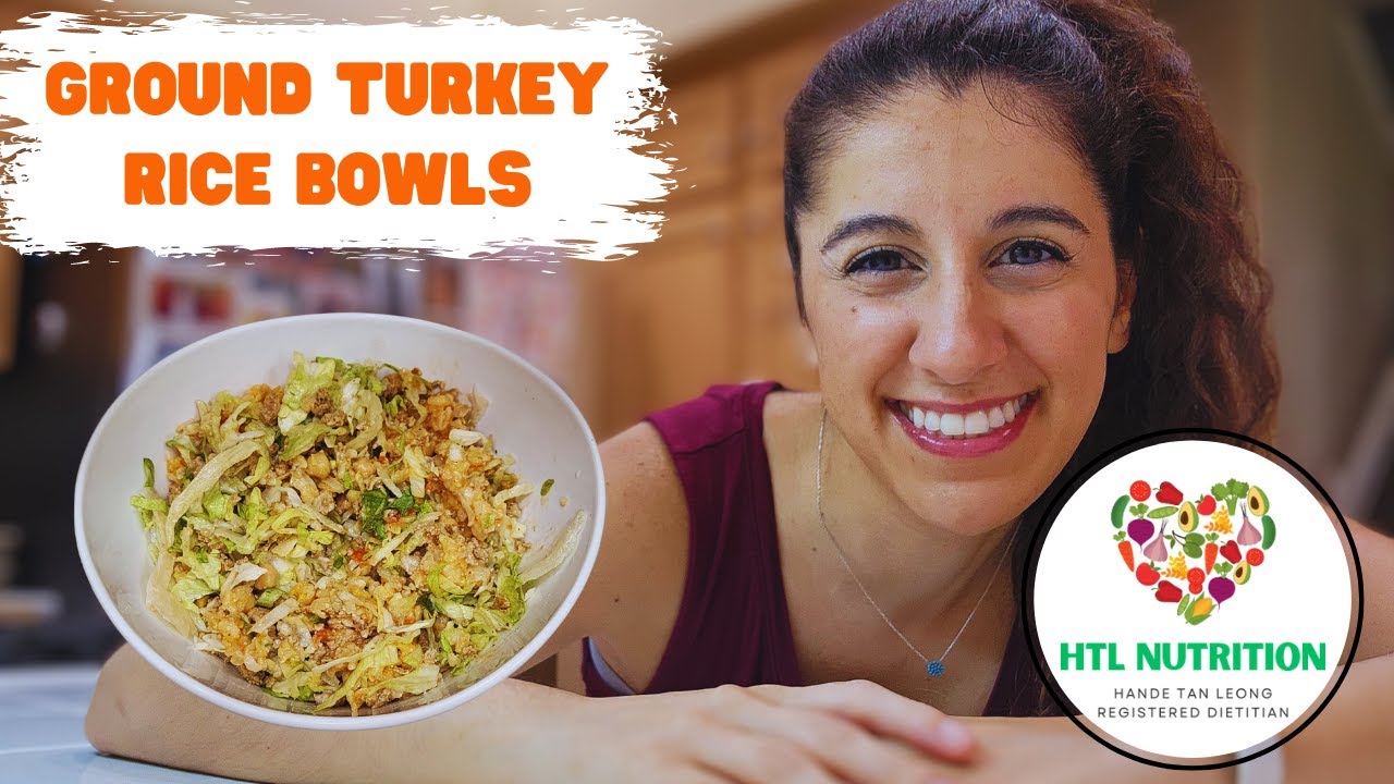 Ground Turkey Rice Bowls 🍚 ~ Filling Healthy Meal ~ Easy Recipe for Weeknights and Lunch Leftovers