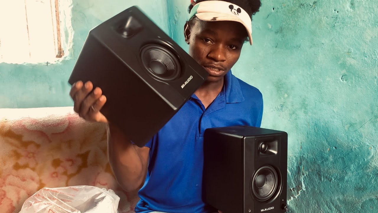 COMO COMPREI COLUNAS  M-AUDIO EM ANGOLA
