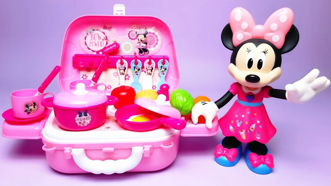 Disney Minnie Mouse Kitchen Set Satisfying with Unboxing Compilation Toys ASMR