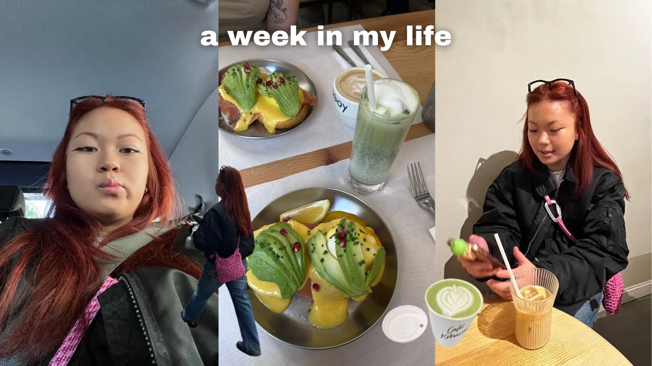 A week in my life | work at a coffee shop, diner with colleagues, brunch at paperboy...