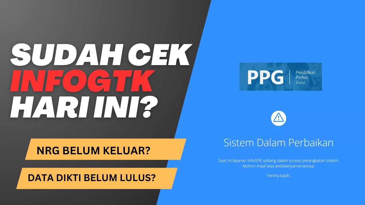 CEK INFO GTK! NRG KELUAR, APA ITU KSG DAN SIMTUN? STATUS DIKTI BELUM LULUS!?