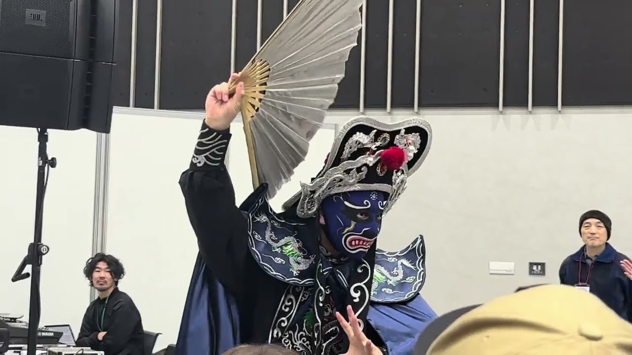 変面ショー　京介さん　出島メッセ‼️2025 インタビューあり‼️