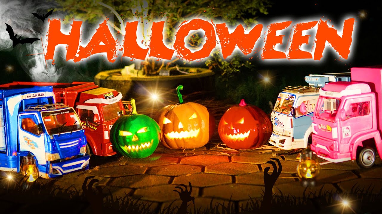 Cerita Truk Oleng Aa Zafran Muat Labu Buat Persiapan Halloween di Kawal Truk Wahyu Abadi,New Tawakal