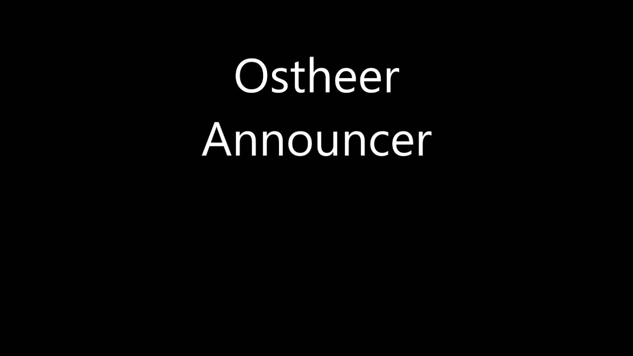 Company of Heroes 2 Voices: Ostheer Announcer
