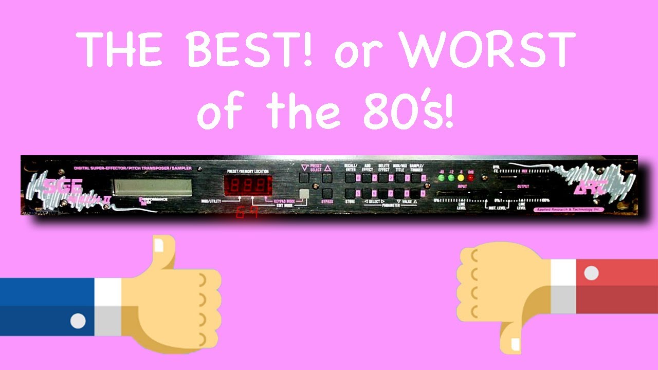 The BestWorst guitar FX processor of the 80's