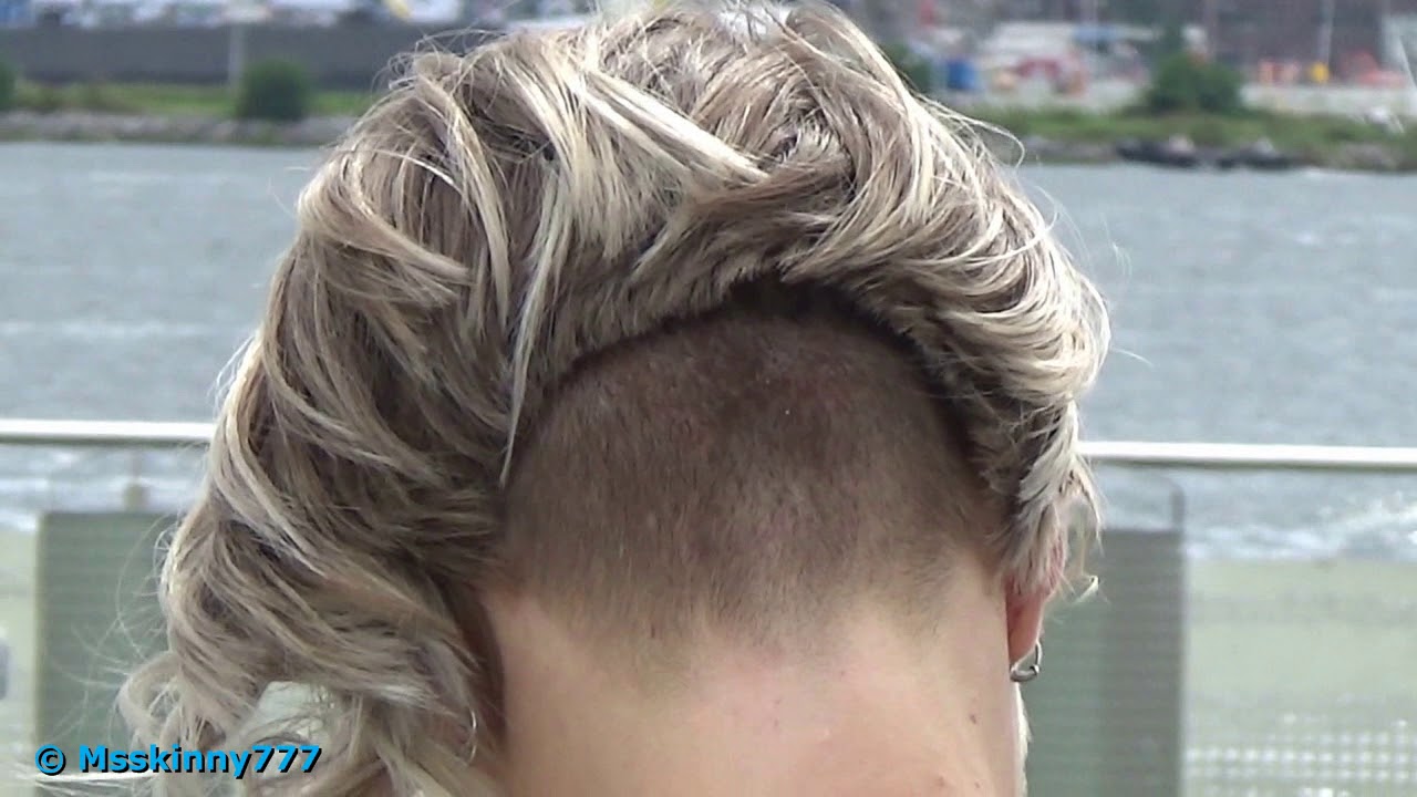 short bob with shaved nape