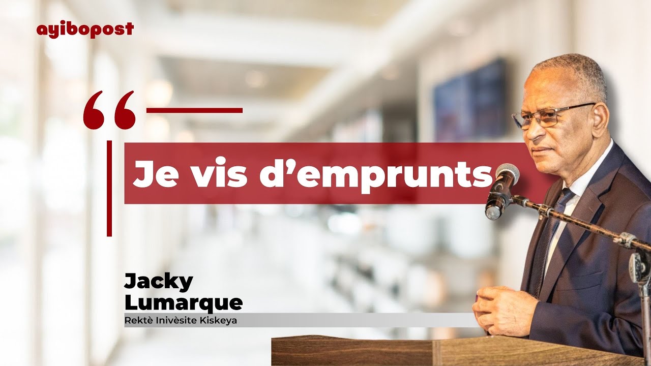 Jacky Lumarque : tout detay sou enpak kriz peyi a sou Inivèsite Kiskeya