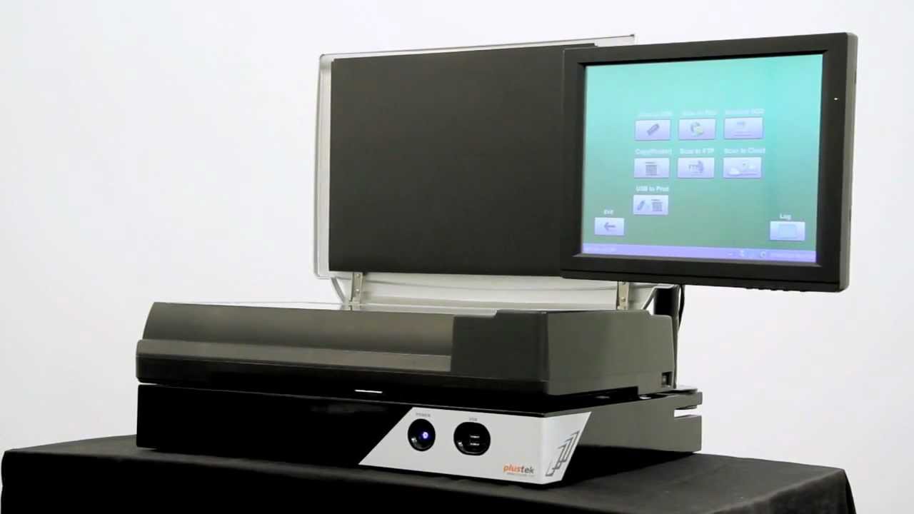 Plustek EZBookScan Center Demonstration