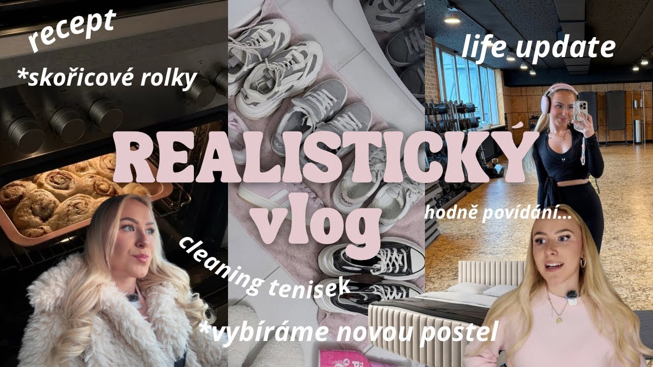 realistický vlog 💬 | vybíráme postel, recept na skořicové rolky & klidný den se mnou