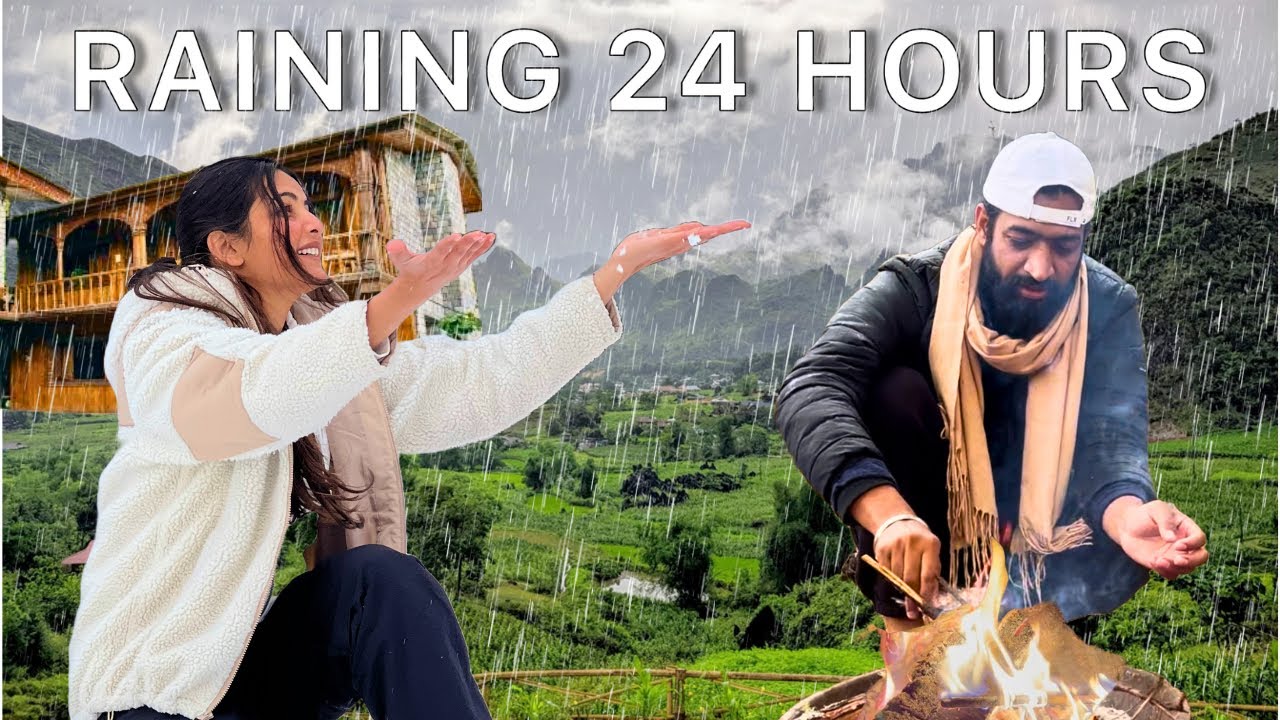 EP 04 SURVIVAL IN 24 HOURS RAINING IN MOUNTAINS पहाड़ी घर WITH @Ghumakkadbugz @thegoldenmonkeys