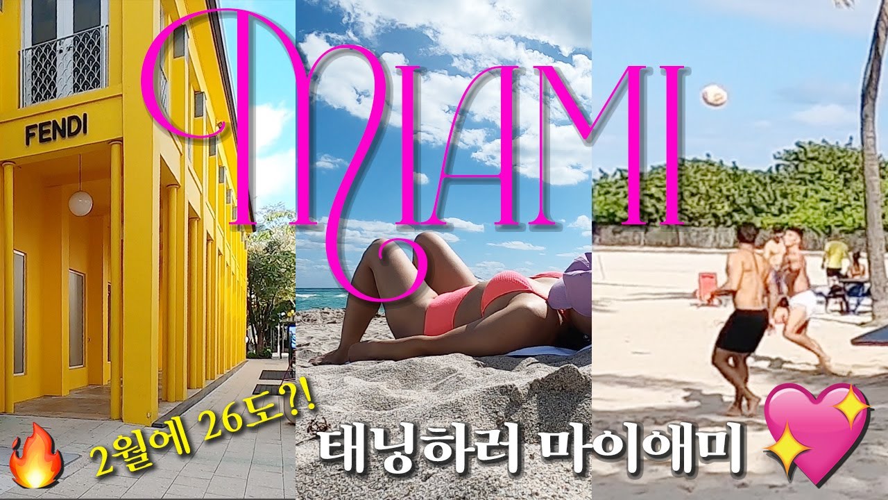 친구 따라 강남 아니 마이애미 간다🔥 마이애미 3일 코스 • 짐종국 가셔야 할 것 같은 마이애미 비치.. 👀