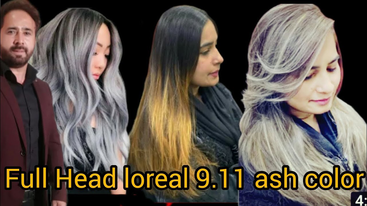full head loreal ash colour krne ka tarika