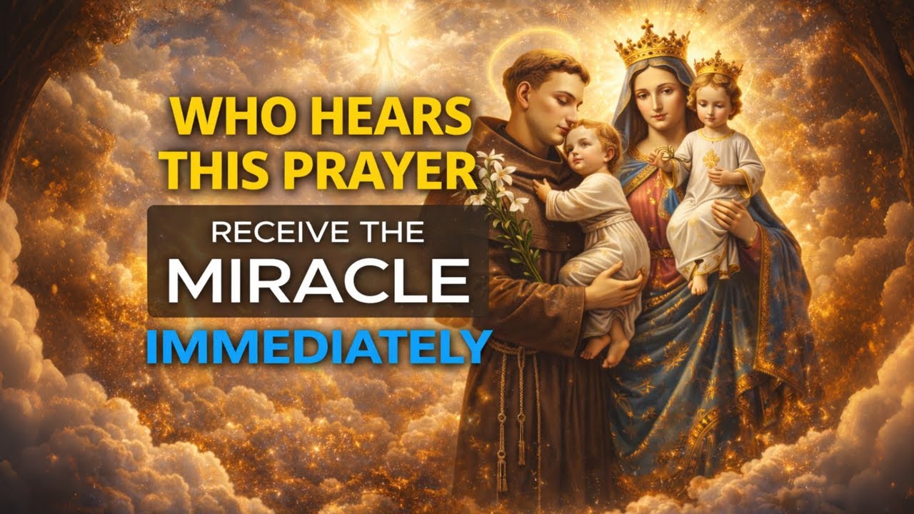 🙏 Молитва святому Антонию и Пресвятой Деве Марии о безысходности в сложных и отчаянных случаях.