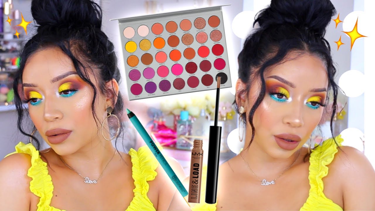 МАКИЯЖ ПОНЕДЕЛЬНИКА | СМЕЛЫЙ ЛЕТНИЙ МАКИЯЖ 2020 | JACLYN HILL ТОМ 2 | grwm