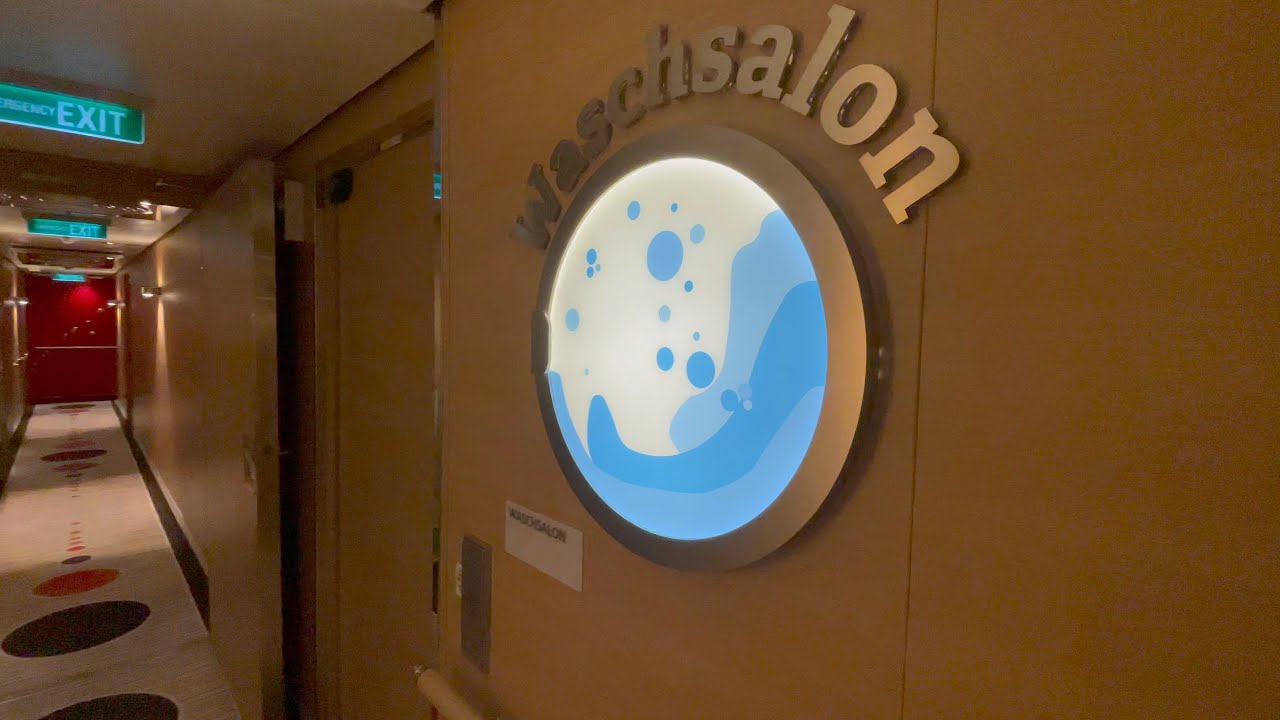 AIDAnova Laundry Waschsalon (G&uuml;nstig selbst waschen)